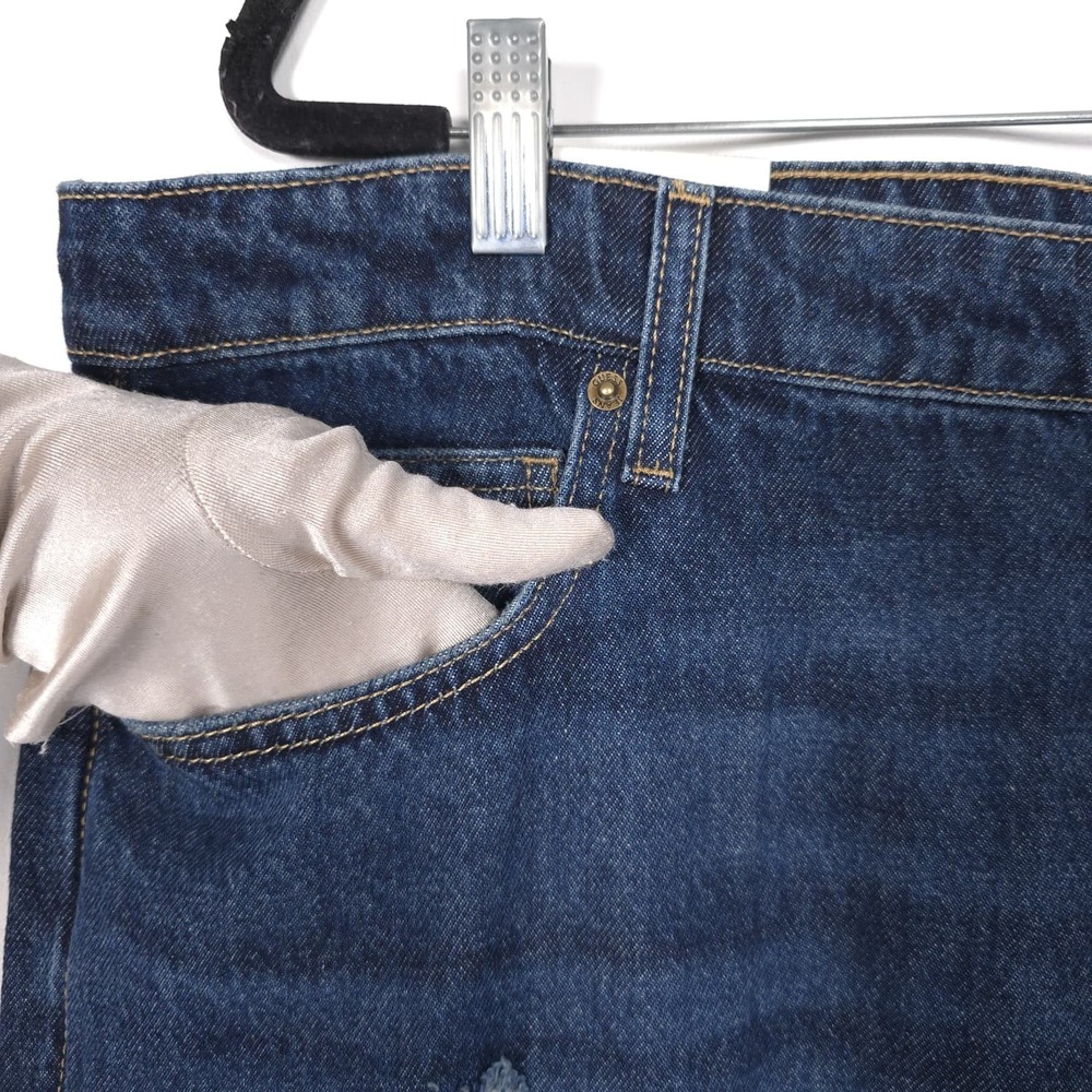 GUESS Men's New Jeans 38x32 G16 Straight GJ AGED Distressed Dark Wash M5YA1B - Picture 16 of 16